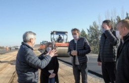 Katopodis recorrió San Antonio de Areco e inauguró obras de pavimento