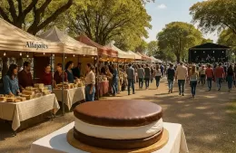 La Fiesta del Alfajor Regional volvi&oacute; a convocar a una multitud