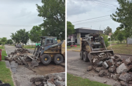 Avanzan los trabajos de mantenimiento vial