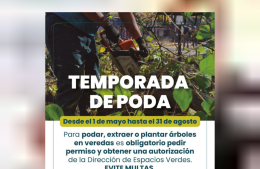 Comenzó la temporada de poda
