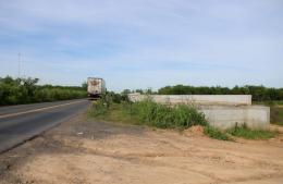 Areco avanza con el retiro del caño de gas del puente de la Ruta 41
