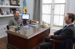 Ratto se reunió con el nuevo jefe de ANSES en el distrito
