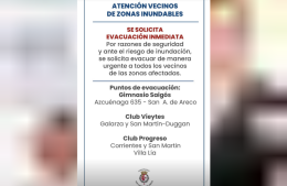 Solicitan la evacuación de quienes viven en zonas inundables