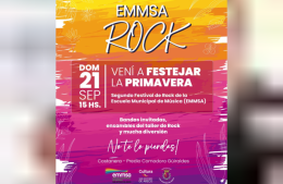 Areco recibe la primavera con el EMMSA Rock