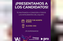 La Libertad Avanza presenta a sus candidatos