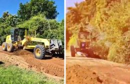 Avanzan los trabajo en calle Belgrano