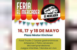 Llega la Feria El Mercader a la Plaza Néstor Kirchner