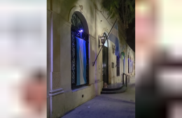 Areco se ilumin&oacute; de violeta