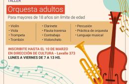 Se abrió el taller de Orquesta para adultos